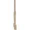 Ekena Millwork Kennewick Rough Sawn Timber Gable Bracket, Douglas Fir, 72"W x 42"H x 2"D x 6"F, 14/12 Pitch GBW072X42X0206KEN00RDF - alternate 2